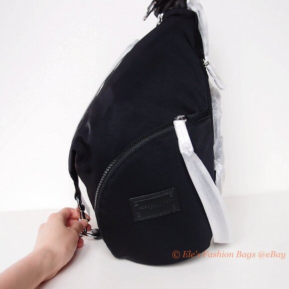 ❤️ NWT Rebecca Minkoff Julian Full Size Nylon Backpack BLACK 100% AUTHENTIC